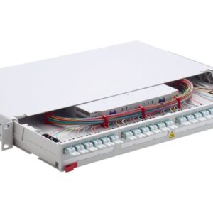12 PORT FIBRE PATCHPANEL POPULATED OM3