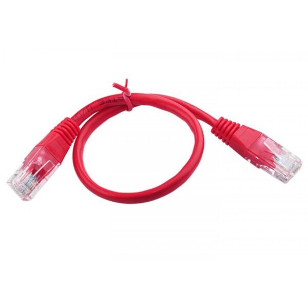1M CAT5E RED PATCHLEAD