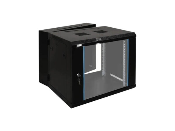 9U WALLBOX 450MM DEEP SWINGFRAME 100MM