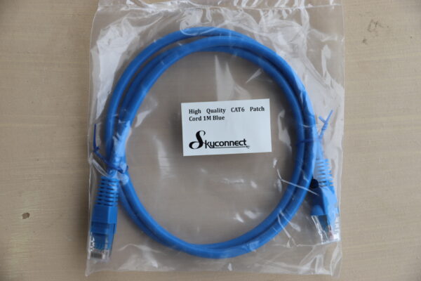 1M CAT6 BLUE PATCHLEAD - Image 2