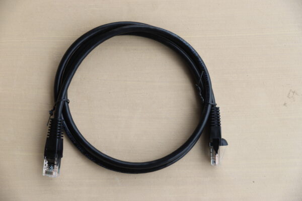 1M CAT5E BLACK PATCHLEAD