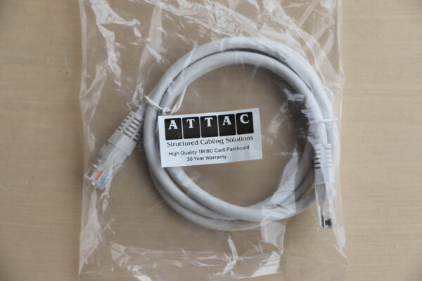 1.5M CAT6 GREY PATCHLEAD - Image 2
