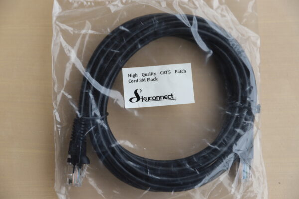 3M CAT6 BLACK PATCHLEAD - Image 2