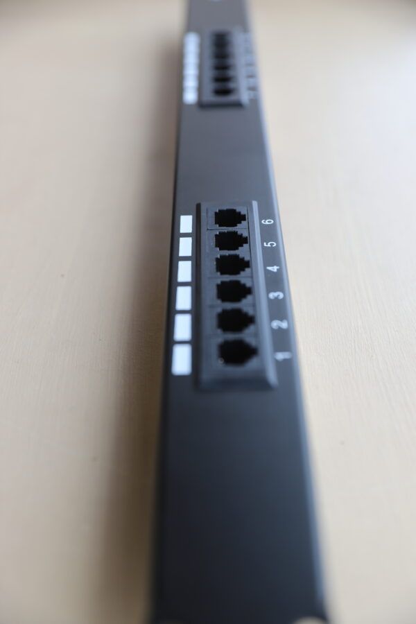 12 PORT CAT5E PATCHPANEL - Image 3