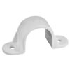 PVC 20mm strap saddle clamp for cable and conduit mounting