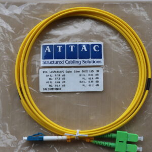 3M LC/UPC-SC/APC DX SM PATCHLEAD
