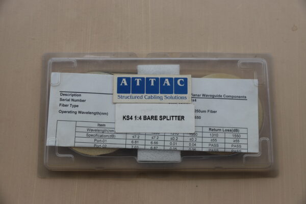PLC SPLITTER 1:4 BARE ATTAC - Image 2